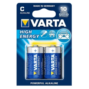 Varta Bateria High Energy C dwie sztuki 4914110412) 4914110412 - Baterie i akcesoria - miniaturka - grafika 1