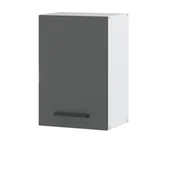 Meble kuchenne - Szafka Kuchenna Wisząca W40 BLANDE Biała Szara Mat - miniaturka - grafika 1