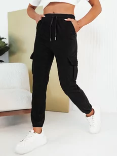Spodnie damskie dresowe FLAYON granatowe Dstreet UY2058-XL/XXL - Spodnie damskie - miniaturka - grafika 1