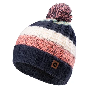 Damska Czapka zimowa HI-TEC LADY HANA M000177753 – Granatowy - Czapki damskie - miniaturka - grafika 1