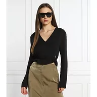 Bluzki damskie - CALVIN KLEIN JEANS Bluzka | Regular Fit - miniaturka - grafika 1