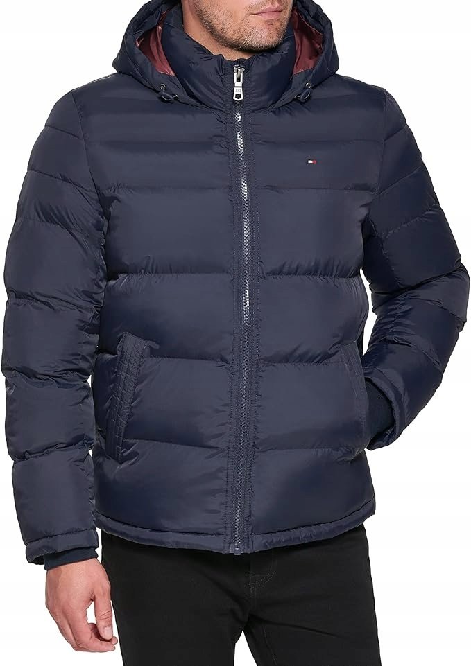 TOMMY HILFIGER KURTKA MĘSKA GRANATOWA ZAMEK XXL JQA
