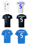 Koszulki sportowe męskie - Koszulka Włochy FABIO CANNAVARO 5 - miniaturka - grafika 1