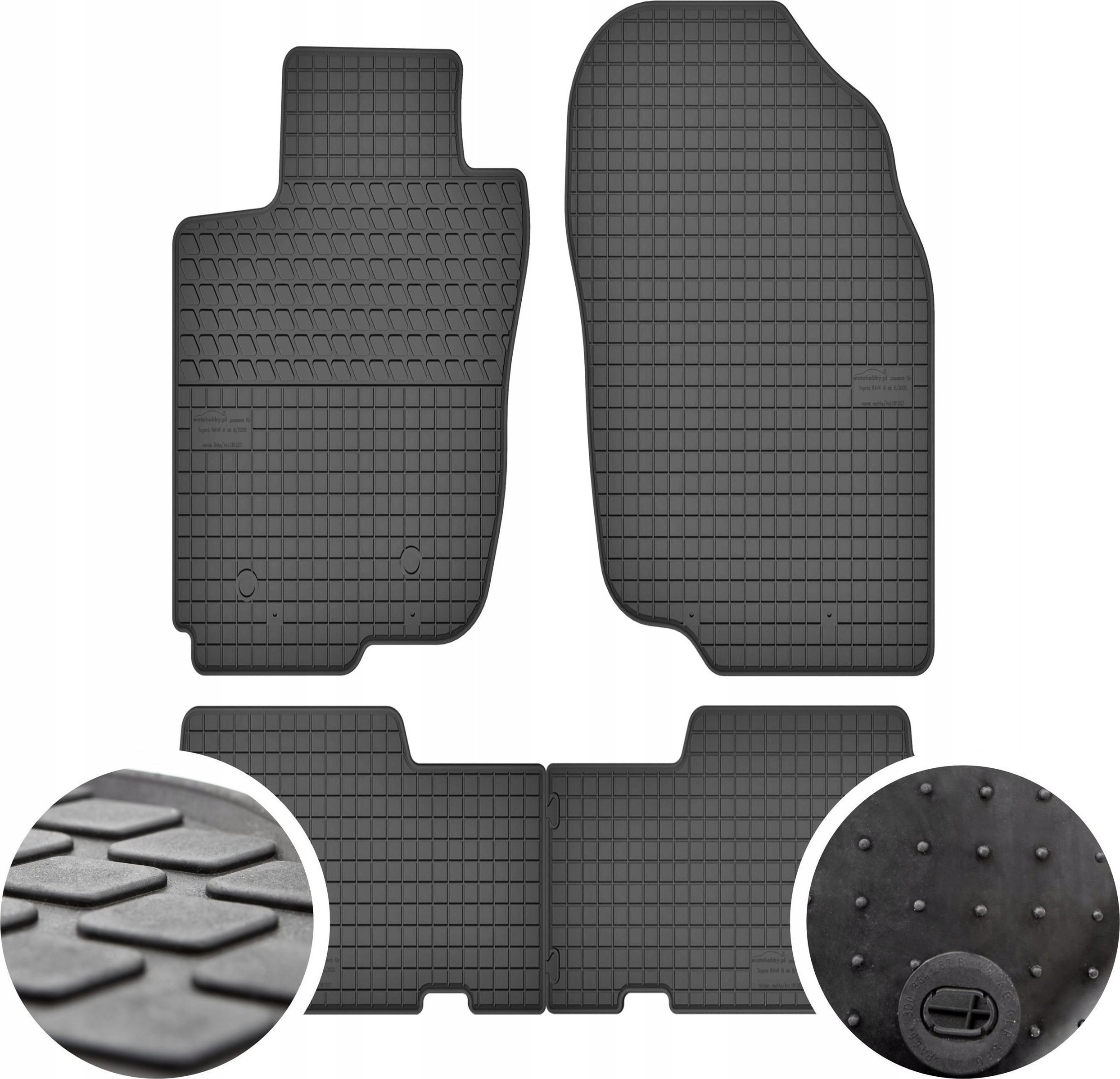 GeyerHosaja Dywaniki gumowe do Toyota RAV4 III 2006-2012