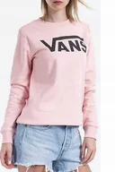 Bluzy damskie - BLUZA DAMSKA VANS CLASSIC CREW BAWEŁNA RÓŻOWA R. S - miniaturka - grafika 1