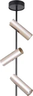 Lampy sufitowe - Sigma Leda lampa sufitowa 3-punktowa czarna/złota 33103 33103 - miniaturka - grafika 1