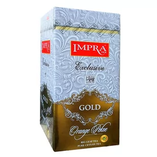 Impra Gold Orange Pekoe 200g liściasta w puszce - Herbata - miniaturka - grafika 1