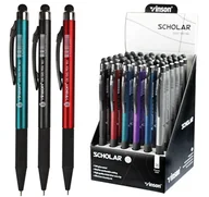 Długopisy - Długopis automatyczny Vinson Scholar Touch 0,7mm 36 szt DISPLAY - miniaturka - grafika 1