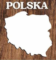 Scrapbooking - Polska napis plus kontury- wycinanka z kartonu - miniaturka - grafika 1