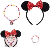Biżuteria dla dzieci - Zestaw biżuterii Myszka Minnie dla dziewczynki 3 elementy - miniaturka - grafika 1