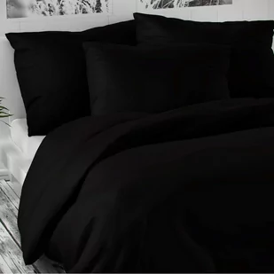 Pościel satynowa Luxury Collection czarny, 200 x 200 cm, 2szt. 70 x 90 cm, 200 x 200 cm, 2 szt. 70 x 90 cm - Pościel - miniaturka - grafika 1