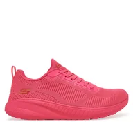 Sneakersy damskie - Sneakersy Skechers Bobs Squad Chaos-coo 117216/NPNK Różowy - miniaturka - grafika 1