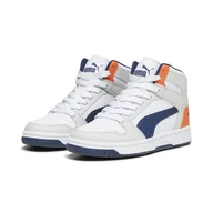 Sneakersy damskie - Dziecięce Sneakersy PUMA PUMA REBOUND LAYUP SL JR 37048623 – Biały - miniaturka - grafika 1