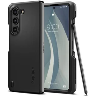 Etui SAMSUNG GALAXY Z FOLD 5 Spigen Thin Fit Pen czarne - Etui i futerały do telefonów - miniaturka - grafika 1
