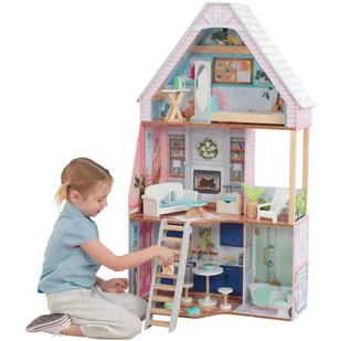 KidKraft Domek Dla Lalek Matilda 3 poziomowy 65983 - Domki dla lalek - miniaturka - grafika 1