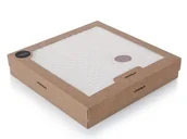 Koce i narzuty dla dzieci - Ceba Baby Kocyk Dziany Fale Karmelowy Prezent - miniaturka - grafika 1