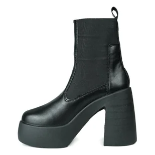 Botki Altercore EBONY Black - Botki damskie - miniaturka - grafika 2