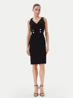 Sukienki - Rinascimento Sukienka koktajlowa CFC0019924002 Czarny Regular Fit - miniaturka - grafika 1