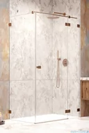 Kabiny prysznicowe - Radaway Essenza Pro Brushed Copper Kdj kabina 80x120 cm prawa szczotkowana miedź 10097080-93-01R/10098120-01-01 - miniaturka - grafika 1
