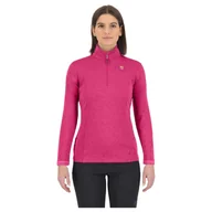 Bluzy sportowe damskie - Bluza damska Karpos Pizzocco W Half Zip Rozmiar: M / Kolor: jasnoróżowy - miniaturka - grafika 1
