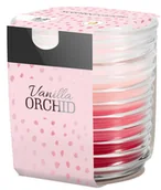 Świece - Bispol Świeca zapachowa w szkle 28H WANILLA-ORCHIDEA BISPOL2801 - miniaturka - grafika 1