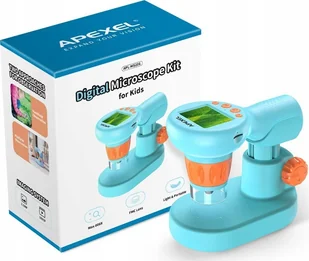 Mikroskop Apexel Mikroskop cyfrowy dla dzieci APEXEL APL-MS201 - Mikroskopy i lupy - miniaturka - grafika 1