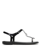 Sandały damskie - Melissa Sandały Solar + Bo.Bo Ad 33283 Czarny - miniaturka - grafika 1