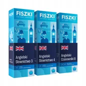 Książki do nauki języka angielskiego - Zestaw Fiszek – Angielski dla średnio zaawansowanych (poziom B1-B2) - miniaturka - grafika 1