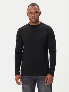 KARL LAGERFELD Longsleeve 755055 554225 Czarny Regular Fit - Koszulki męskie - miniaturka - grafika 1