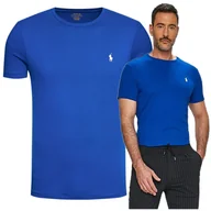 Koszulki męskie - koszulka meska polo ralph lauren bawelniana shirt meski niebieski PREMIUM koszulka meska polo ralph lauren bawelniana tshirt meski niebieski r.M - miniaturka - grafika 1