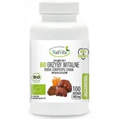 Suplementy naturalne - Natvita Grzyby Witalne Bio 100 Kaps - miniaturka - grafika 1