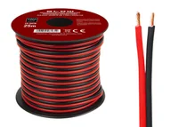 Kable - Przew.Głośn.2X2,50Mm Czarno-Czerwony 25M - miniaturka - grafika 1