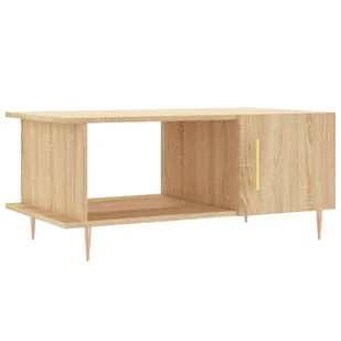 vidaXL Stolik kawowy dąb sonoma 90x50x40 cm materiał drewnopochodny - Ławy i stoliki kawowe - miniaturka - grafika 1
