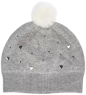 s.Oliver Czapka Junior Girl's Cap, szara, 53 - Czapki dla dzieci - miniaturka - grafika 1