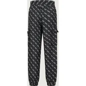 Spodnie i spodenki dla dziewczynek - Guess Spodnie cargo POLY Regular Fit - miniaturka - grafika 1