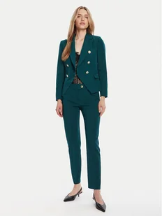 Rinascimento Chinosy CFC0126225003 Zielony Slim Fit - Spodnie damskie - miniaturka - grafika 1