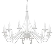 Lampy sufitowe - Maria Teresa MLAMP Żyrandol LAMPA wisząca ADX 397R świecznikowa OPRAWA na łańcuchu zwis biała ADX 397R - miniaturka - grafika 1