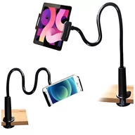 Pozostałe akcesoria do telefonów - Uchwyt giętki na telefon Alogy Flexible Arm Phone Holder do biurka blatu elastyczne ramię Czarny - miniaturka - grafika 1