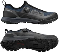 Buty rowerowe - Buty rowerowe Shimano SH-EX700, BOA, ciemny niebieski, 45 - miniaturka - grafika 1