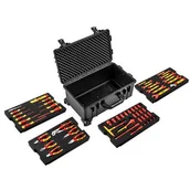 Narzędzia warsztatowe - Topex Grupa sp. z o.o. S.K. Skrzynia serwisowa elektryka (52 części) 01-311 - miniaturka - grafika 1