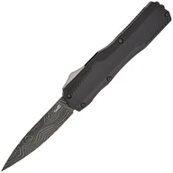 Noże - Nóż sprężynowy Kershaw Livewire Damascus - Black - miniaturka - grafika 1