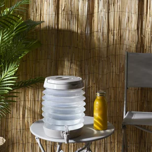 Składany pojemnik na napoje 5,5L szary - Pudła i pojemniki do przechowywania - miniaturka - grafika 6