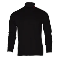 Bluzy męskie - Golf męski Hugo Boss Derollo224 Slim Fit Czarny - 50479373-XXL - miniaturka - grafika 1