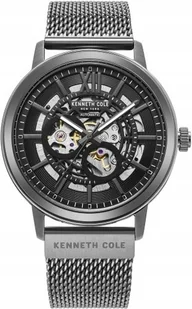 Zegarek Zegarek męski KENNETH COLE KCWGL2217201 grafitowy klasyczny skeleton - Zegarki męskie - miniaturka - grafika 1