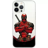 Etui i futerały do telefonów - Etui Marvel dedykowane do Iphone 12 PRO MAX, wzór: Deadpool 006 Etui częściowo przeźroczyste, oryginalne i oficjalnie licencjonowane - miniaturka - grafika 1