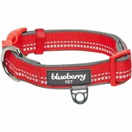 Obroże dla psów - Obroża dla Psa Kota Roz. S Z Odblaskiem 3m Czerwona Regulowana - miniaturka - grafika 1