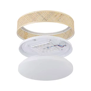 Lampa sufitowa LED Luppineria, bambus, Ø 38cm - Lampy sufitowe - miniaturka - grafika 3