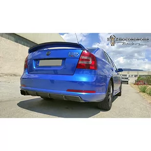 Spódnica tylnego zderzaka (dyfuzor) kompatybilna ze Skoda Octavia II RS Sedan/Kombi 2004-2008 (ABS) - Akcesoria tuningowe - miniaturka - grafika 1