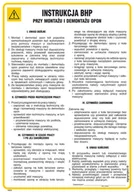 Instrukcje stanowiskowe BHP - IAE23 INSTRUKCJA BHP PRZY MONTAŻU I DEMONTAŻU OPON, FN - FOLIA SAMOPRZYLEPNA; (245X350MM) - miniaturka - grafika 1