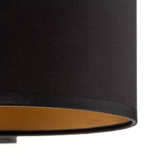 Lampa sufitowa Soho cylinder 5-pkt. czarna/złota - Lampy sufitowe - miniaturka - grafika 2